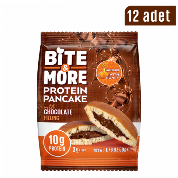 BİTE MORE PROTEİN PANCAKE (50 GR) - 12 ADET